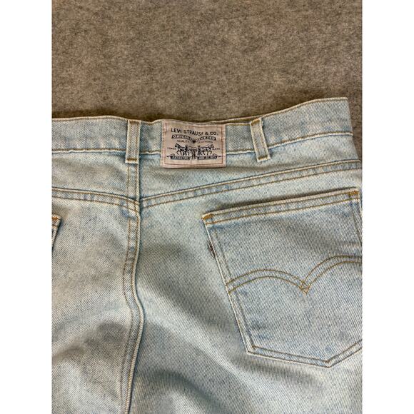 VINTAGE 90s Levis Jeans Mens 38x32 Blue Denim Relaxed Straight Silver Tab USA - Picture 6 of 8